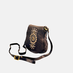 Campomaggi Giada Small Studded Flap Crossbody in Brown - Big Bag NY
