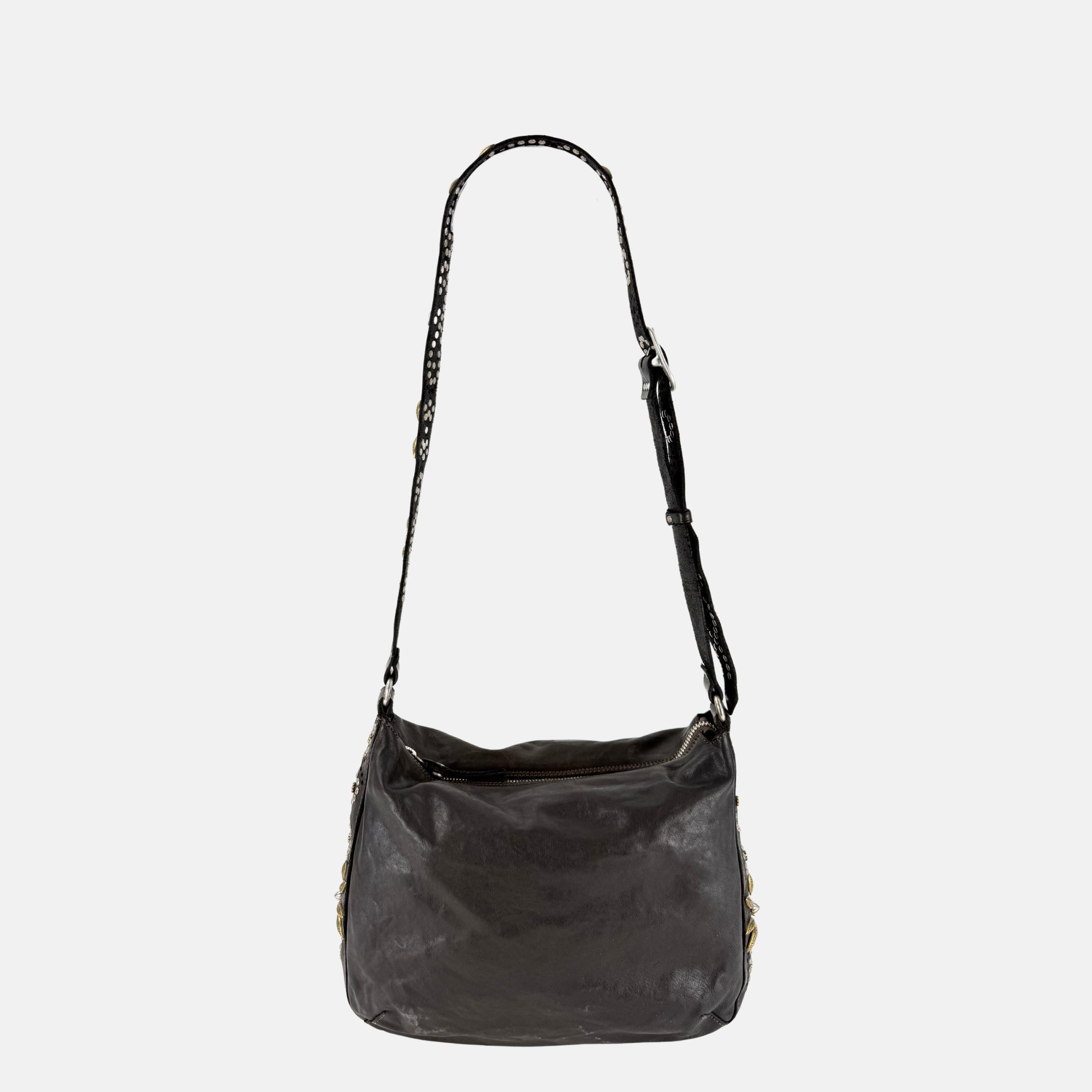 Campomaggi NADA Crossbody Bag in Dark Brown - Big Bag NY 