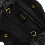 Campomaggi ROSSELLA Studded Black Top Handle Tote - BIG BAG NY