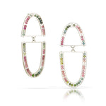 Heather Guidero Segment Oval Arch Earrings - Big Bag NY