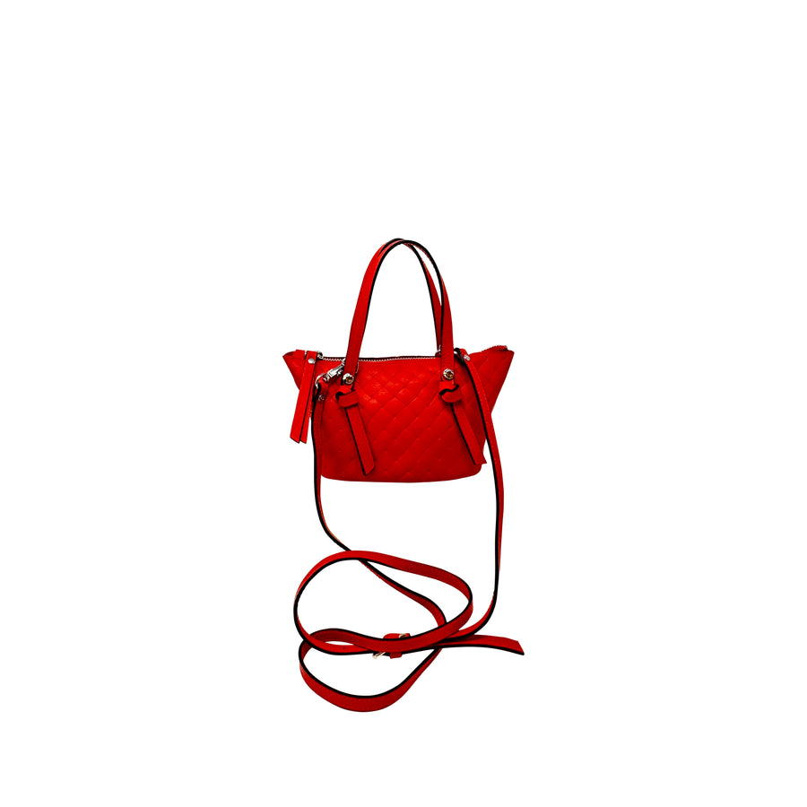 Leather Top Handle Phone Bag