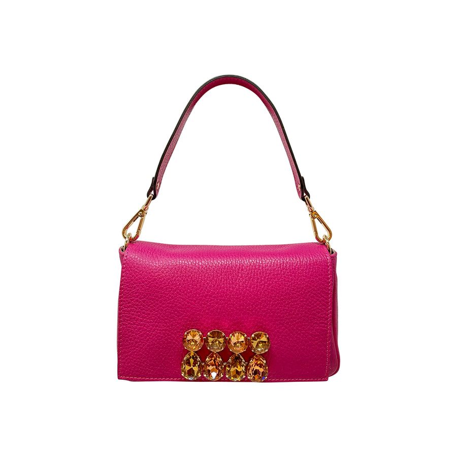 Small Leather Jeweled Bag
