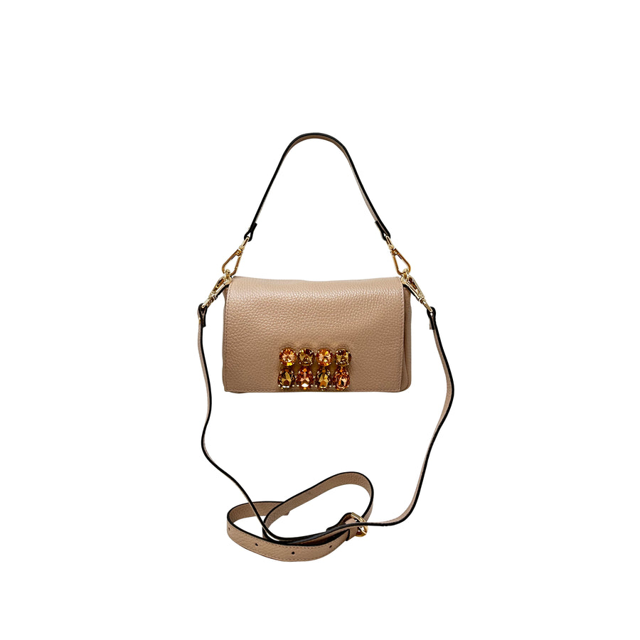 Small Leather Jeweled Bag