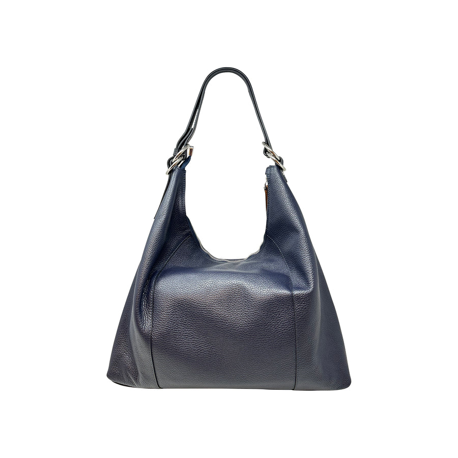 Large Suede Pocket Hobo Bag
