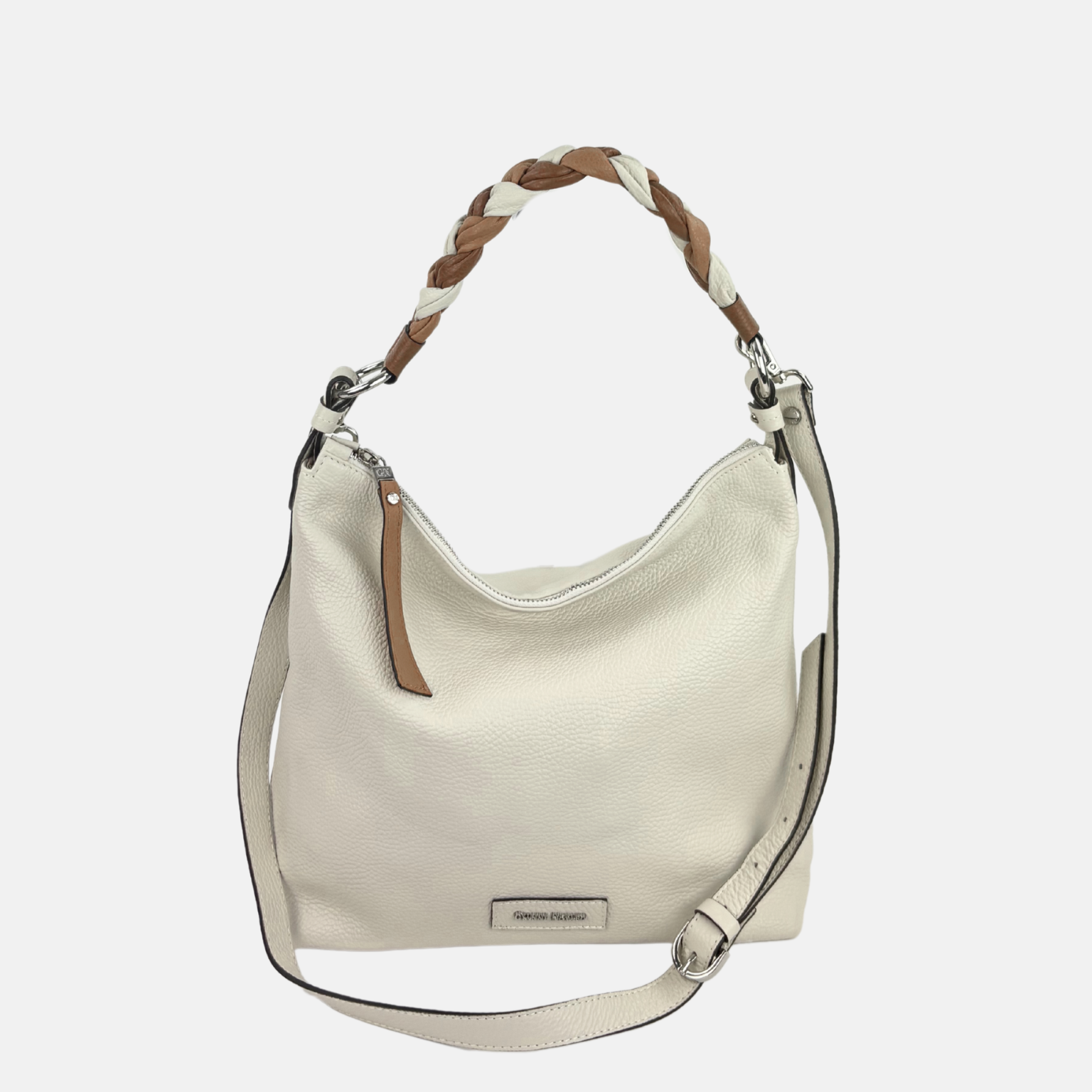 Carol J Braided Handle Shoulder Bag - Big Bag NY