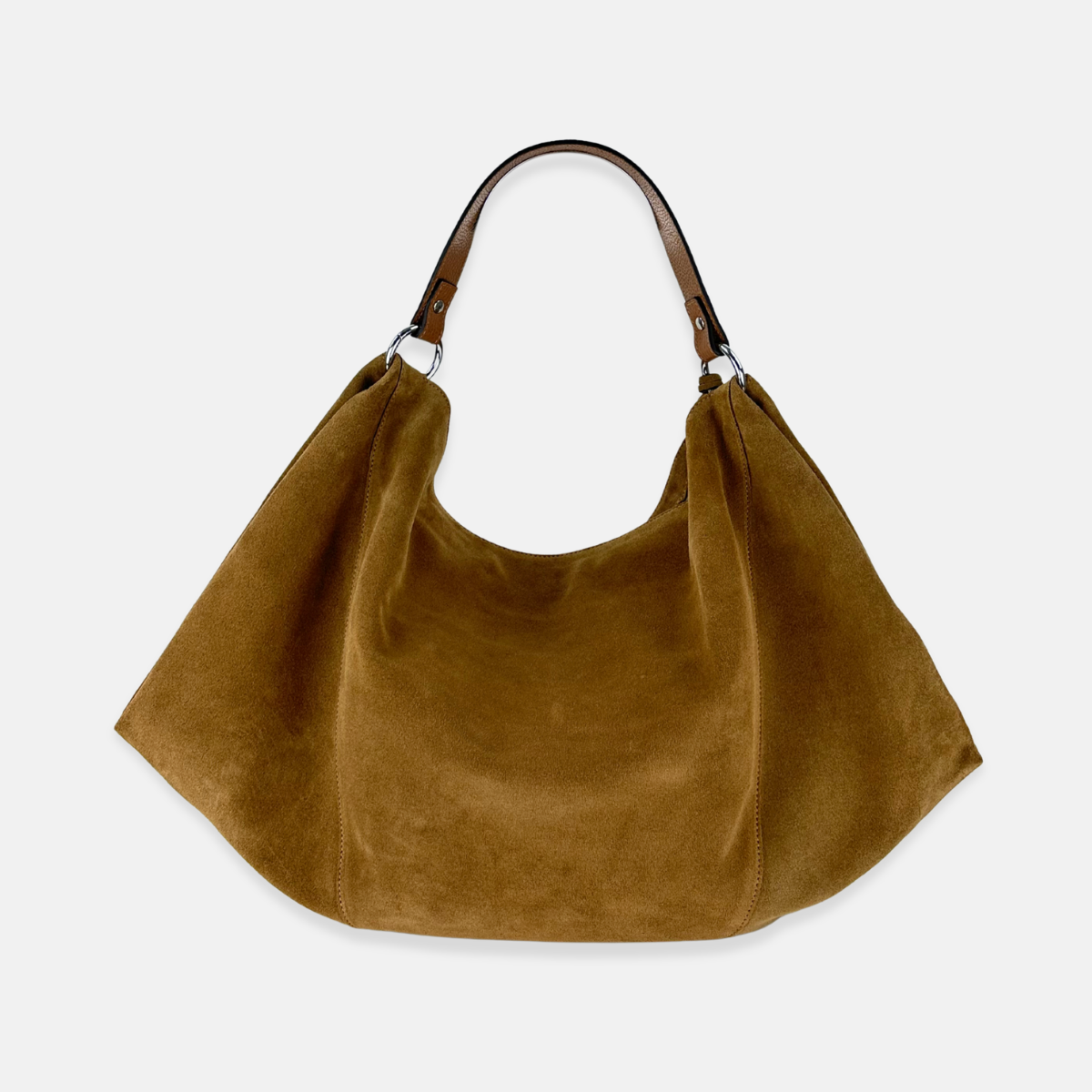 Carol J Extra Large Suede Slouched Shoulder Bag - Big Bag NY