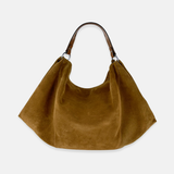 Carol J Extra Large Suede Slouched Shoulder Bag - Big Bag NY