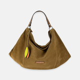 Carol J Extra Large Suede Slouched Shoulder Bag - Big Bag NY