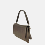 Carol J Pebble Leather Medium Flap Shoulder and Crossbody Bag - Big Bag NY