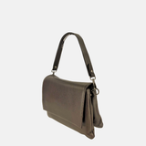 Carol J Pebble Leather Medium Flap Shoulder and Crossbody Bag - Big Bag NY