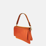 Carol J Pebble Leather Medium Flap Shoulder and Crossbody Bag - Big Bag NY