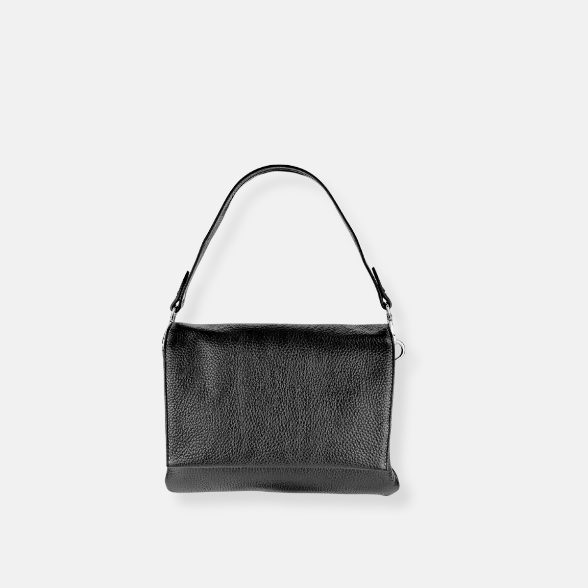 Carol J Pebble Leather Medium Flap Shoulder and Crossbody Bag - Big Bag NY