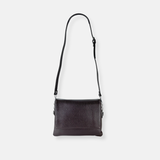 Carol J Pebble Leather Medium Flap Shoulder and Crossbody Bag - Big Bag NY