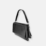 Carol J Pebble Leather Medium Flap Shoulder and Crossbody Bag - Big Bag NY