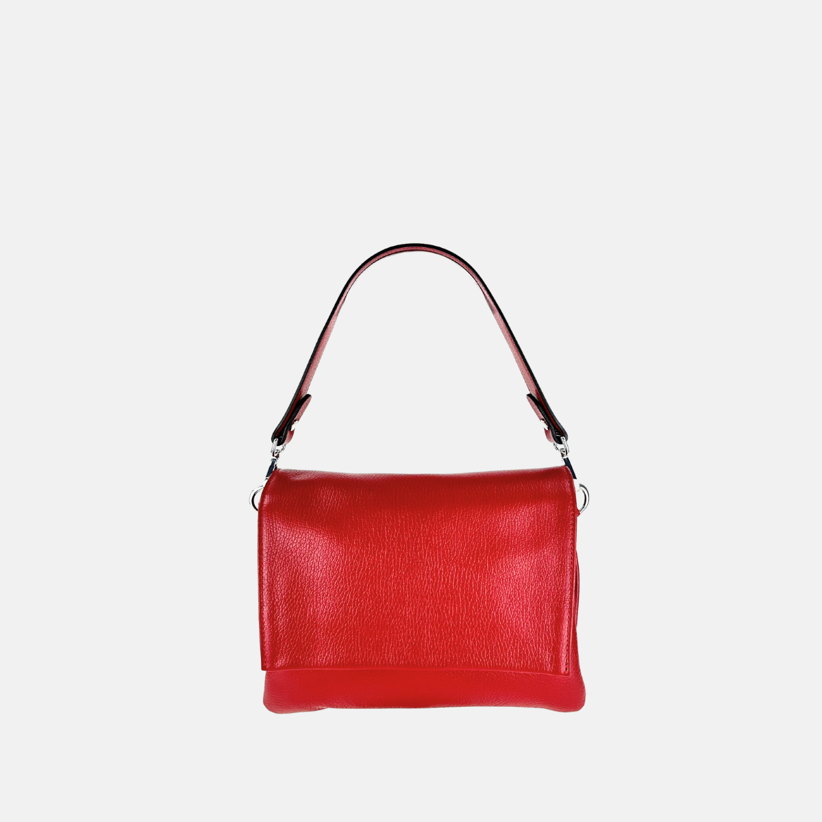 Carol J Pebble Leather Medium Flap Shoulder and Crossbody Bag - Big Bag NY