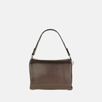 Carol J Pebble Leather Medium Flap Shoulder and Crossbody Bag - Big Bag NY
