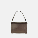 Carol J Pebble Leather Medium Flap Shoulder and Crossbody Bag - Big Bag NY