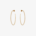 Caroline Najman Bling Creole Hoops - Big Bag NY