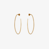 Caroline Najman Bling Creole Hoops - Big Bag NY