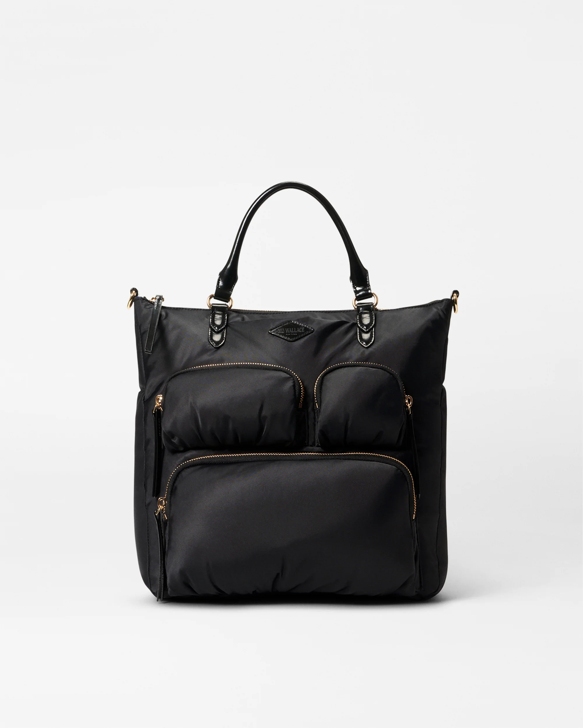 Chelsea Convertible Backpack in Black - Big Bag NY