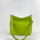 Contrast Trim Medium Bucket Bag Lime - Big Bag NY
