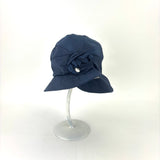 Rain Hat with Flower Detail