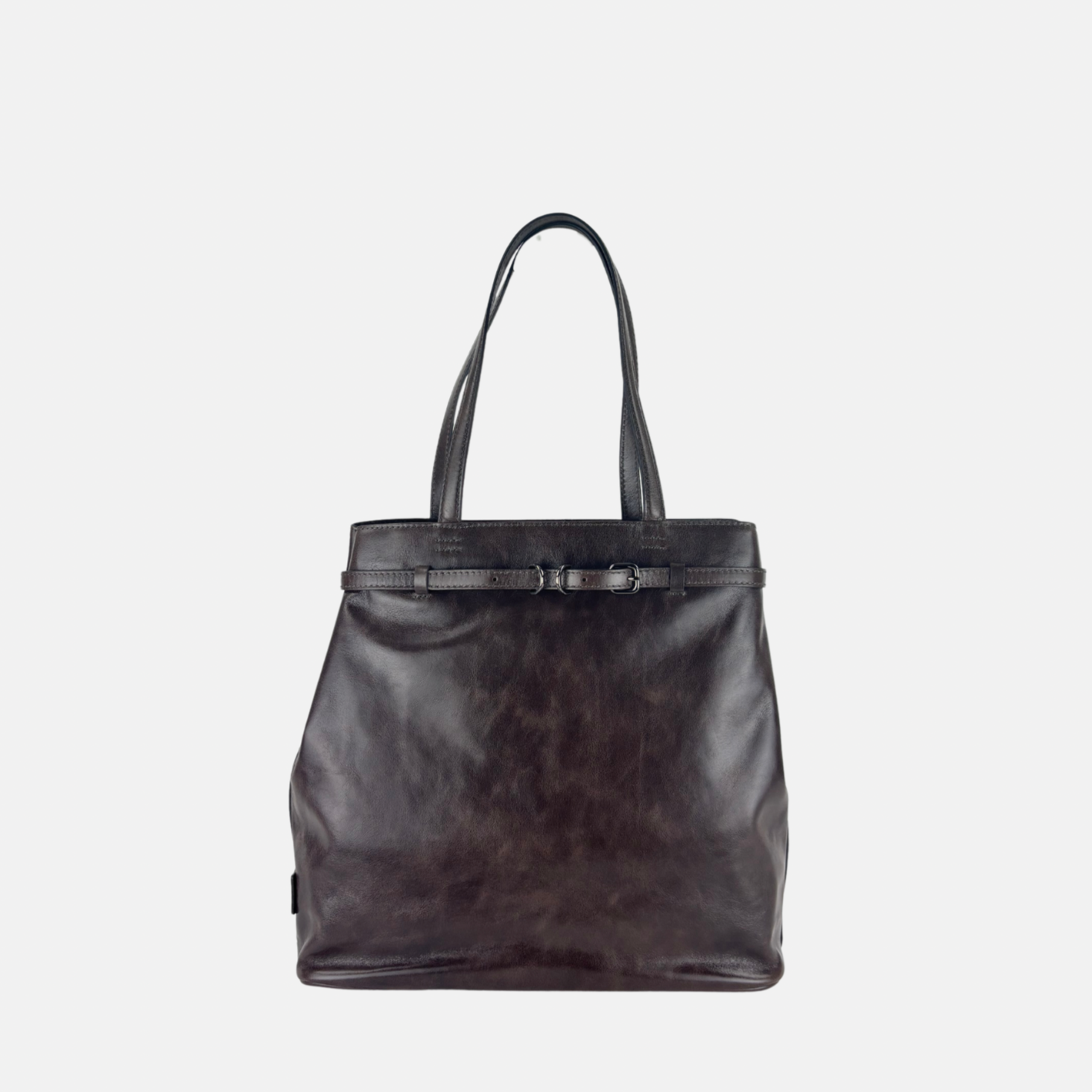 Gianni Chiarini Astrid Large Leather Vertical Tote - Big Bag NY