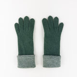 Santacana Striped Cuff Gloves in Green - Big Bag NY