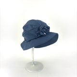 Rain Hat with Flower Detail