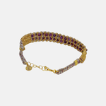 DAG Gioielli Muamara Jaipur Ravi Woven Bracelet with Purple Serpentine - Big Bag NY