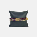 DAG Gioielli Muamara Jaipur Ravi Woven Bracelet with Purple Serpentine - Big Bag NY
