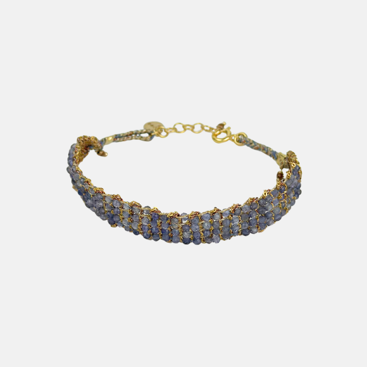 DAG Gioielli Muamara Jaipur Woven Bracelet in Lolite - Big Bag Ny
