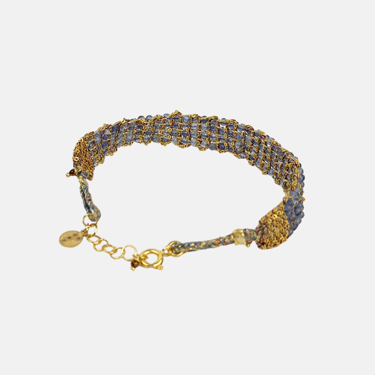 DAG Gioielli Muamara Jaipur Woven Bracelet in Lolite - Big Bag Ny