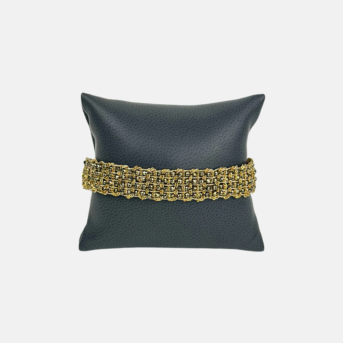 DAG Gioielli Muamara Jaipur Woven Bracelet in Pyrite - Big Bag NY