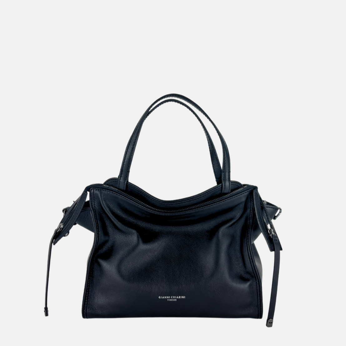 Gianni Chiarini Janis Leather Medium Convertible Tote - Big Bag NY