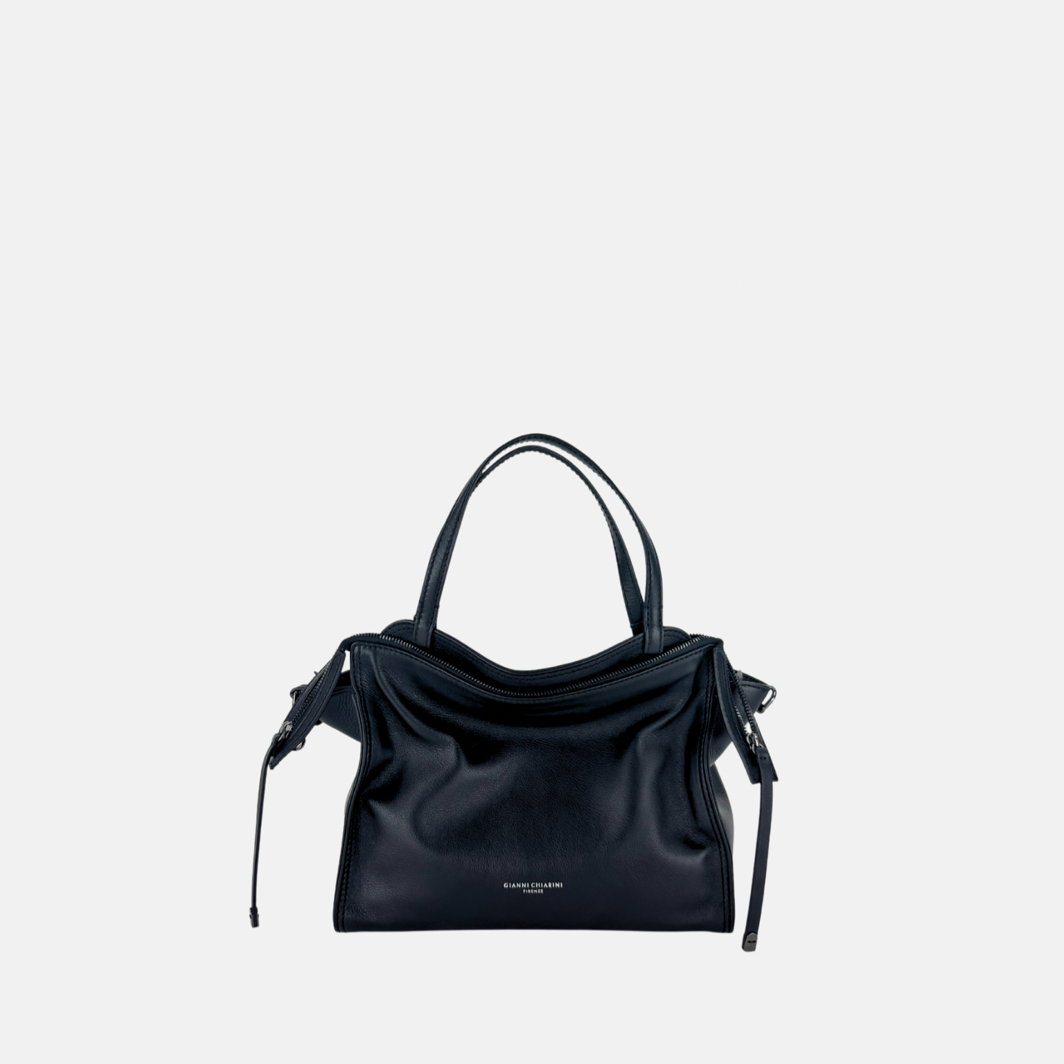 Gianni Chiarini Janis Leather Medium Convertible Tote - Big Bag NY