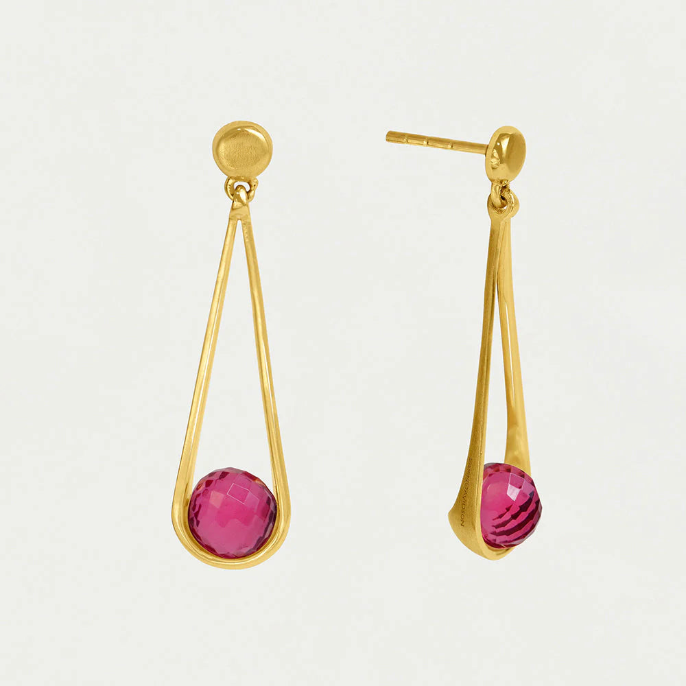 DEAN DAVIDSON Mini Ipanema Droplet Earrings Rock Rose - Big Bag NY