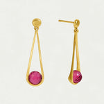 DEAN DAVIDSON Mini Ipanema Droplet Earrings Rock Rose - Big Bag NY