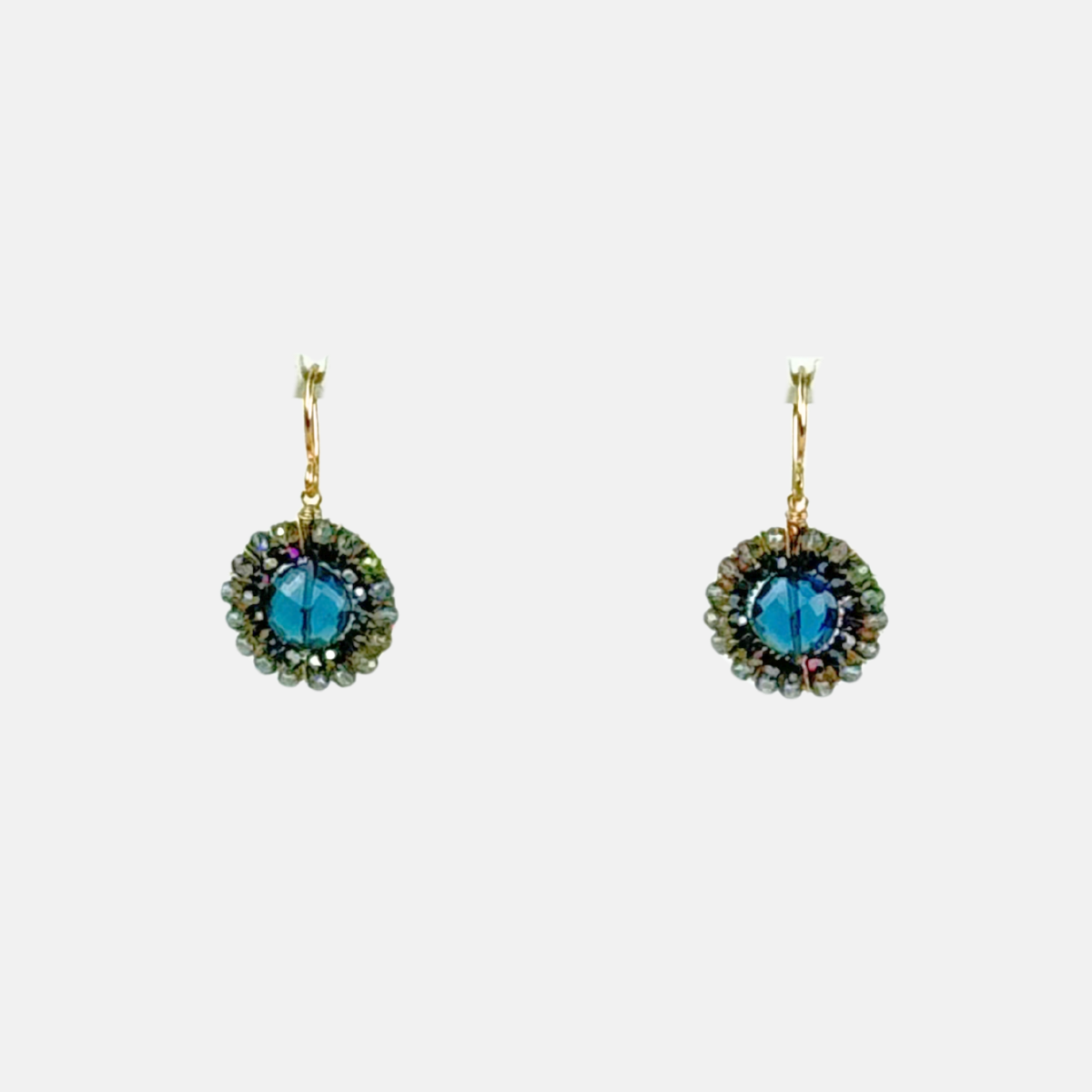 Dana Blue Opal Drop Earrings - Big Bag NY