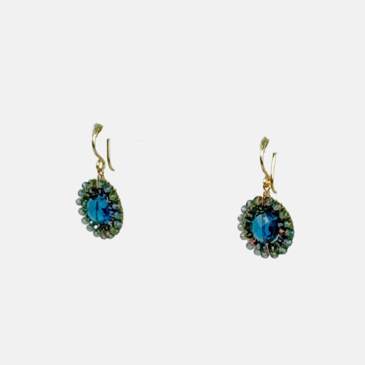 Dana Blue Opal Drop Earrings - Big Bag NY