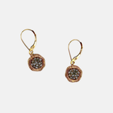 Dana Kellin Grey Diamond Cluster Drop Earrings - Big Bag NY