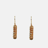 Dana Kellin Stacked Citrine Dangle Earrings - Big Bag NY