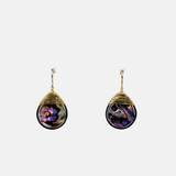 Dana Kellin Wrapped Abalone Teardrop Earrings - Big Bag NY