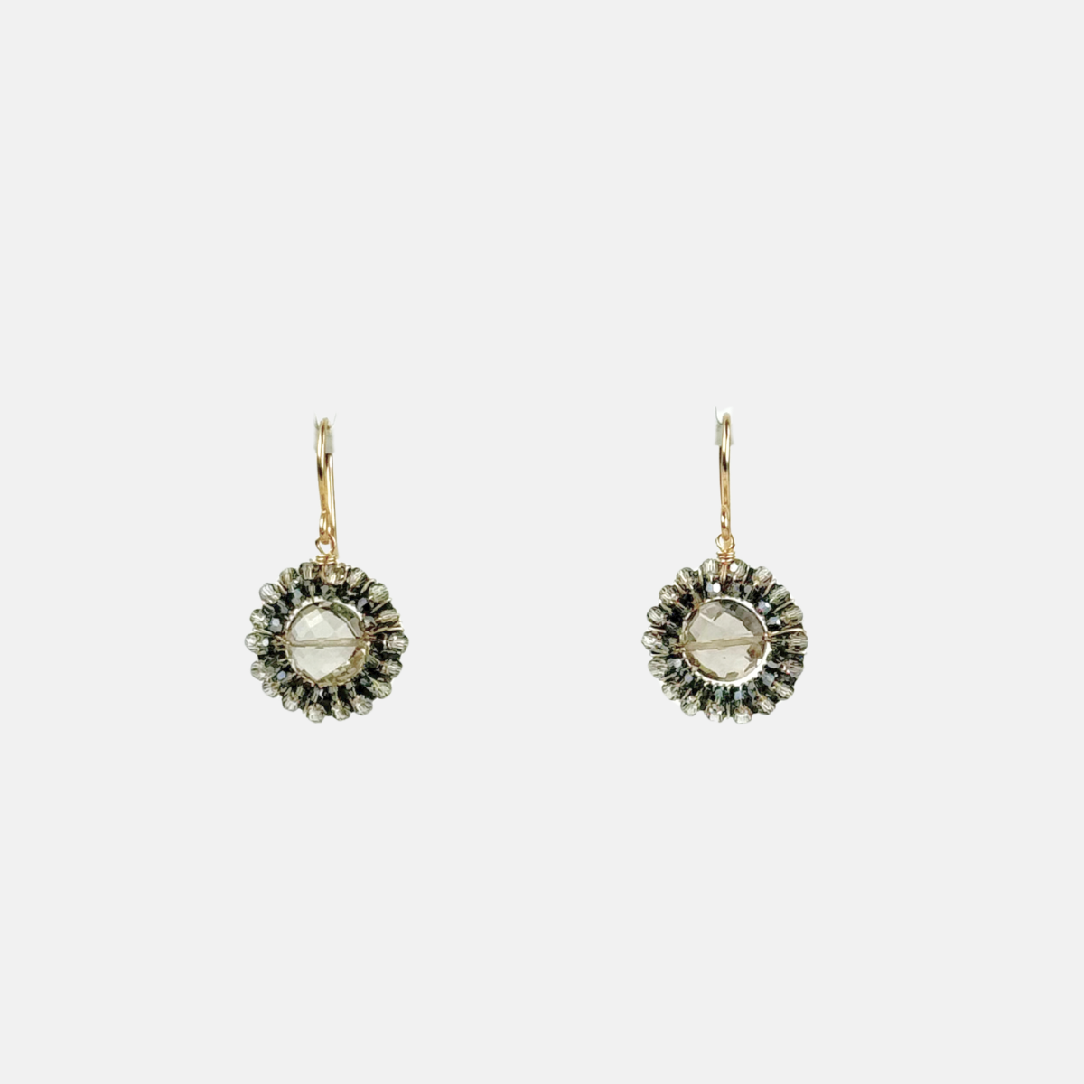 Dana Smoky Quartz Mix Drop Earrings - Big Bag NY