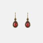 Danielle Welmond Caged Garnet Small Earrings - Big Bag NY