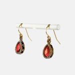 Danielle Welmond Caged Garnet Small Earrings - Big Bag NY