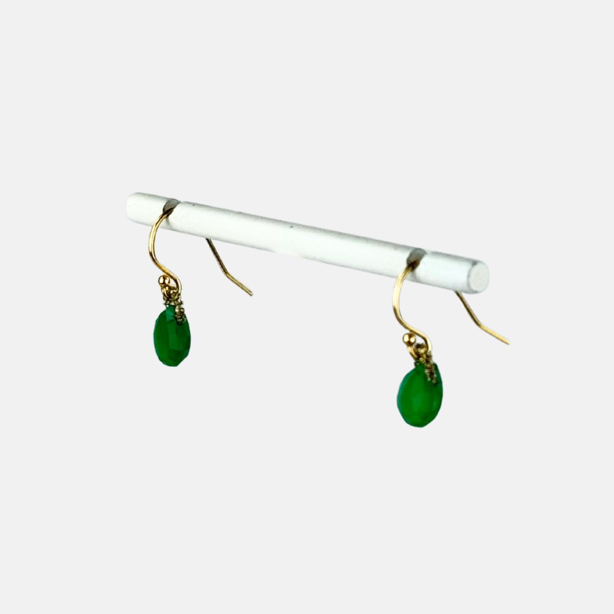 Danielle Welmond Caged Peridot Drop Earrings - Big Bag NY