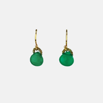 Danielle Welmond Woven Green Onyx Drop Earrings - Big Bag NY