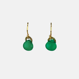 Danielle Welmond Woven Green Onyx Drop Earrings - Big Bag NY