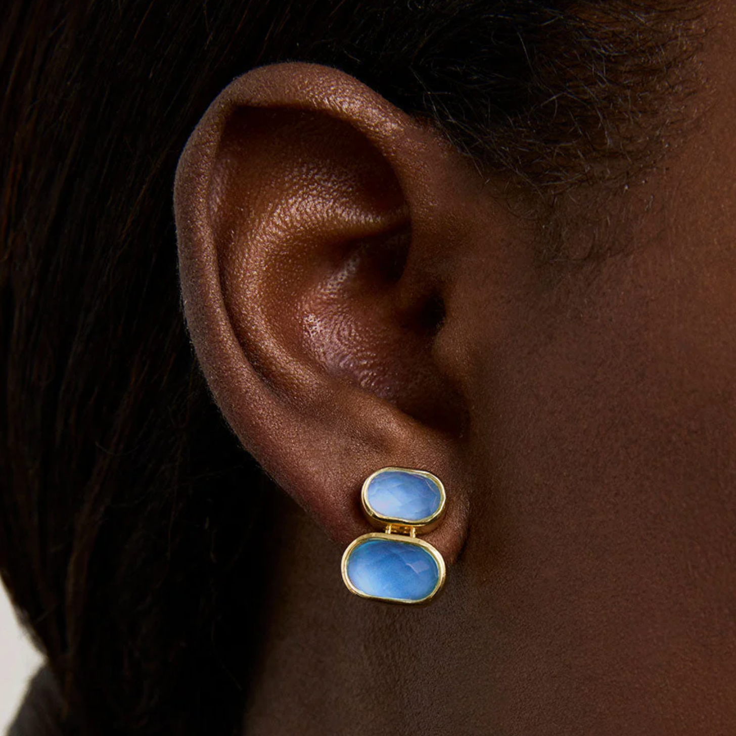 Dean Davidson Mercer Double Gemstone Drops Earrings- Big Bag NY